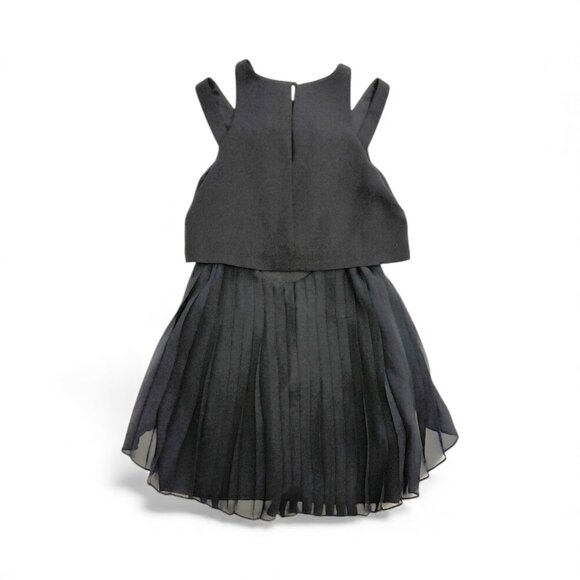 BCBG Black Pleat Mini Dress - Picture 2 of 2